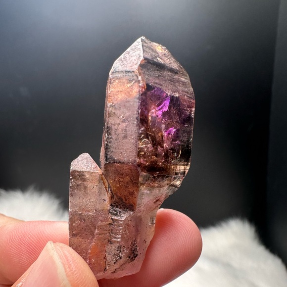 Super 7 Amethyst Smokey Scepter - Picture 3 of 13